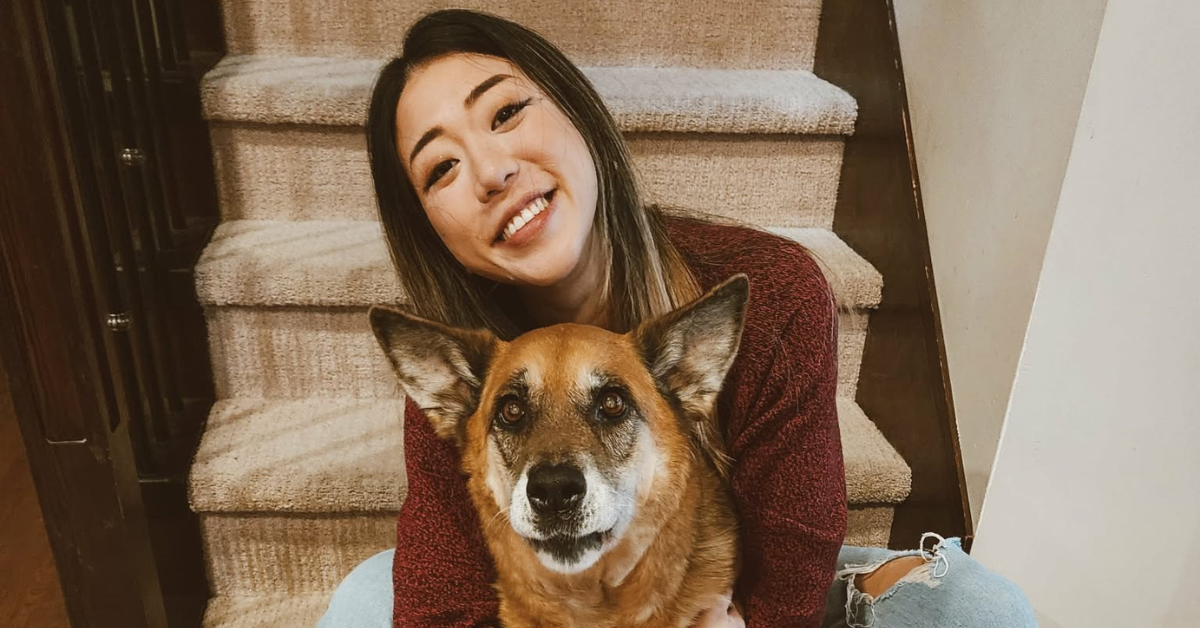 The Locum Lens One New Grad’s Strategic Journey To Permanent Practice Image of Doctor Olivia Yau and her dog